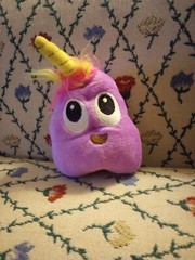 Poonicorn Purple Plush Poop Emoji Unicorn Horn and Rainbow Hair Fun 2 Play