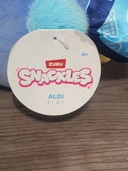 ❤️ALDI🐻 Z185~Zuru Snackles LEVI PEACOCK Limited Release 8″ Plush NEW w/TAGS