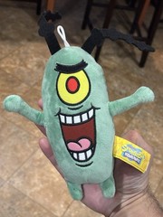 SpongeBob SquarePants Plankton Plush Nickelodeon Stuffed Toy Hanging 11″