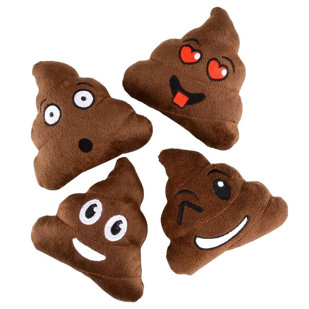 RI One Dozen 5″ Plush Emoticon Poop Stuffed Plush in 4 Styles