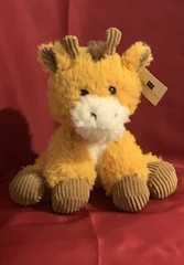 FIESTA GIRAFF PLUSHY 12″ORANGISH YELLOW WHITE BROWN