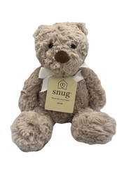 NWT Snug Baby Beige Teddy Bear Lovey Tan Plush Stuffed Animal Infant Comfort Toy