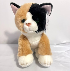 Hands On A Ganz Calico Cat Plush Rare Heritage Collection H13904 Kitten New