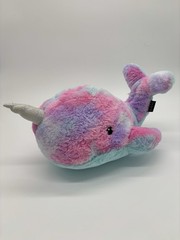 FAO Schwarz Glow Brights Rainbow Narwhal Twinkling Lights + Sounds WORKS TESTED!