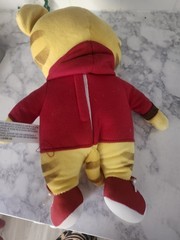 Daniel Tiger’s Neighborhood Yellow Tiger Plush Red Hoodie Shoes 6-14in Washable