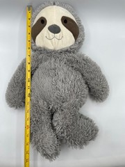 Animal Adventure Gray Grey 19″ Sloth Plush Stuffed Animal 2018 Shaggy Hairy