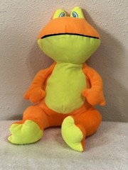 Redemption Plus Orange Sitting Frog Plush 12 Inch Stuffed Toy Frog