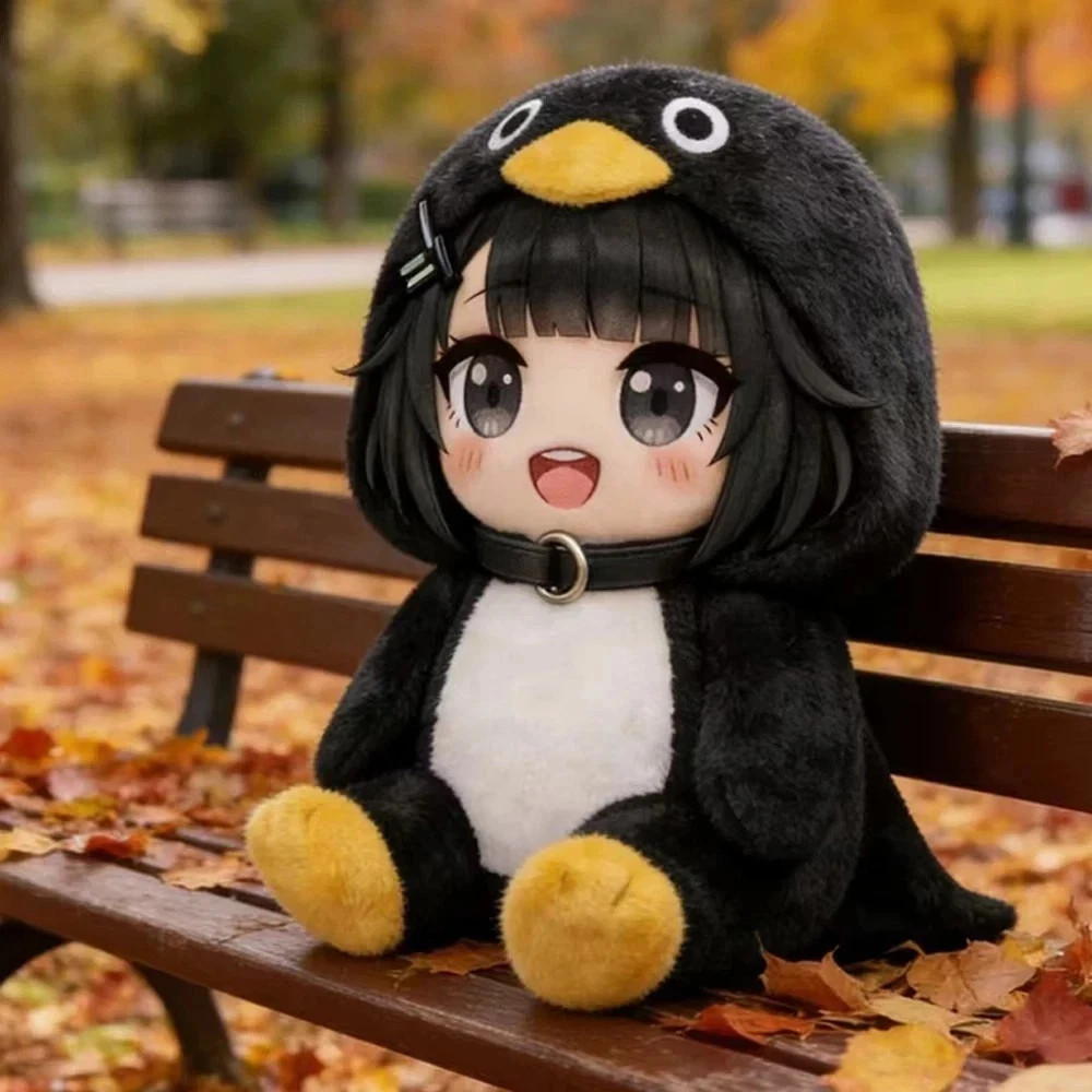 New Gugu-Gaga Plush Doll 25cm Penguin Gugugaga Plush Hot Meme Peripheral