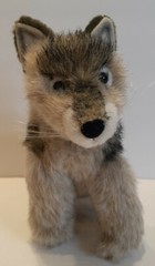Smithsonian Institute 2005 Little Soundprints 7″ Wolf/Coyote Plush 