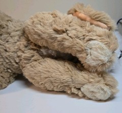 FAO Schwarz Mix Pups Cockapoo Lying Plush Stuffed Animal Adopt A Pets 22″
