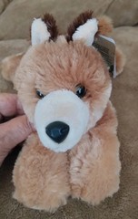 Aurora Mini Flopsie Clever Coyote Plush NWT 8″