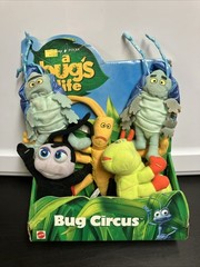 1998 Bug Circus Plush Set A Bug’s Life Disney Pixar Mattel