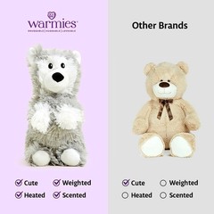 Lavender-Scented Jr Husky Plush – Microwave Heat Therapy