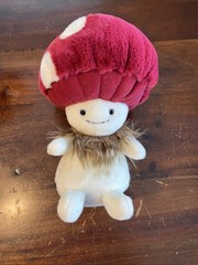 Agaric The Shroom Fairy 12” Plush Aurora Mythical Creatures Red Mushroom NICE!