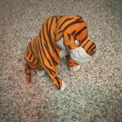 Disney The Jungle Book Shere Khan Tiger Plush Stuffed Animal Small 2002