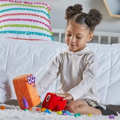 hand2mind Numberblocks One & 10 inches x 8.5 x 5 inches, Multicolored