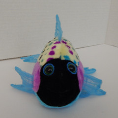 Ganz * Webkins/Lil’Kinz ~ HS 524 Lil’ Kinz Polka Back Fish Plush * No Code