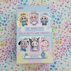 Authentic Pop Mart POMPOMPURIN Labubu The Monsters x Hello Kitty Sanrio Pendant