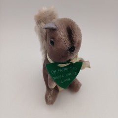 Vintage Plush Squirrel “I’m From the White House Lawn” Souvenir Stuffed Animal