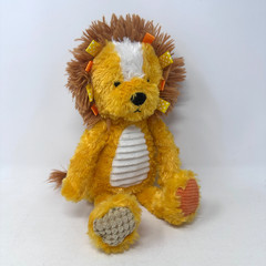 Make Believe Ideas Lion Plush Sensory Snuggables Stuffed Animal Yellow Cute 10″