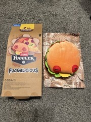 New CATCH ME Fuggler x FUGGALICIOUS Hamburger 9″ Plush Zuru Funny Ugly Monster