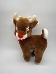 10” Rudolph Plush Christmas Holiday Reindeer Red Nose Deer Stuffed Toy Applause