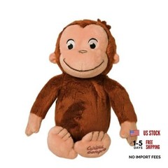 Curious George Monkey Stuffed Animal Plush Toy – Soft Cuddle Plushie