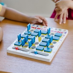 Flip To Win Travel Memory Game Wooden Board Interactive Flipping Toy Pocket Game