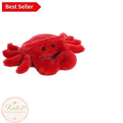 Cuddly 8-Inch Mini Flopsie Red Crab – Emotional Support Plush Toy for All Ages