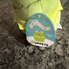 SQUISHMALLOWS The Muppets Kermit the Frog 8″ Soft Plush Toy (NEW WITH TAGS)