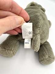 Dakin Mini Friends Lou Rankin Hippo Thurgood Gray Stuffed Animal Plush 7″ Bean