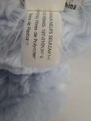 JELLYCAT London Huge Bashful Blue Bunny Light Blue Cream Tail Plush Animal Toy