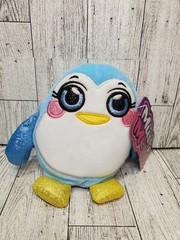 SQ1 Mush Meez Squeezy Moldable Stuffed Plush Pengy Penguin 6″ Blue Bird