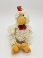 Russ Rootie Rooster Shaggy Plush with Sound 9” Stuffed Animal WORKS