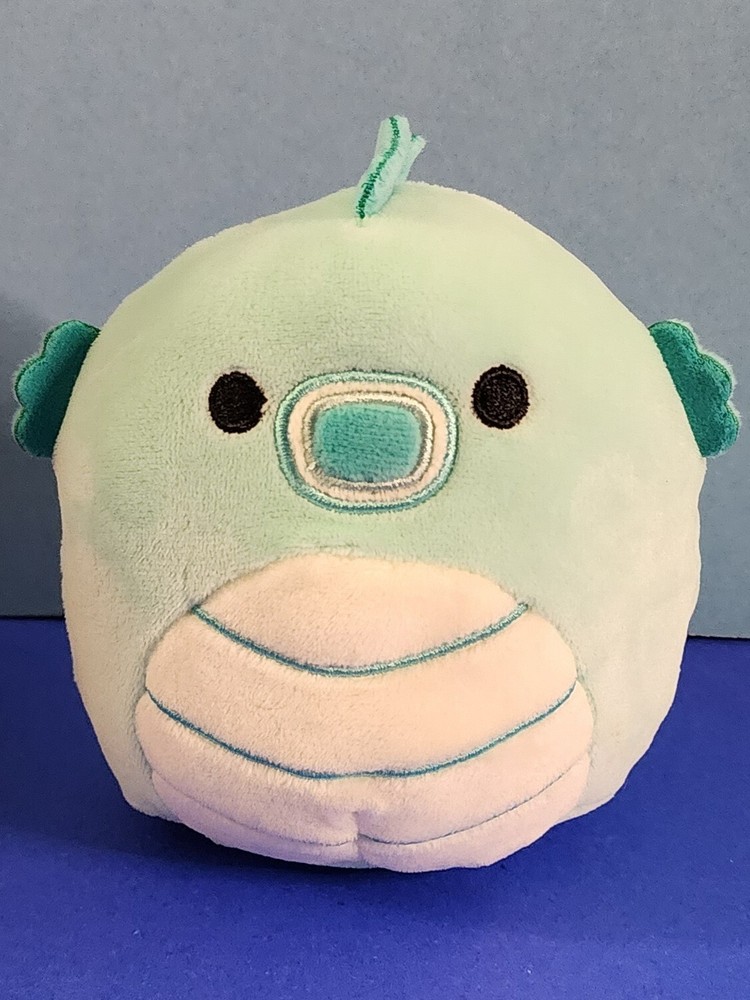 Squishmallows Boxed Set Sealife Squad Sheldon the Teal Green Seahorse 5″ ONLY