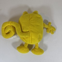 Fisher-Price Wow Wubbzy Plush Stuffed Animal Yellow Curly Tail 2008 7in