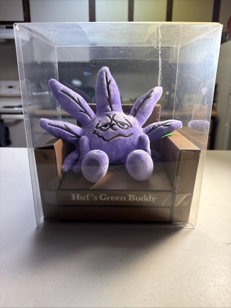 HUF x Green Buddy Plush Doll, Purple RARE