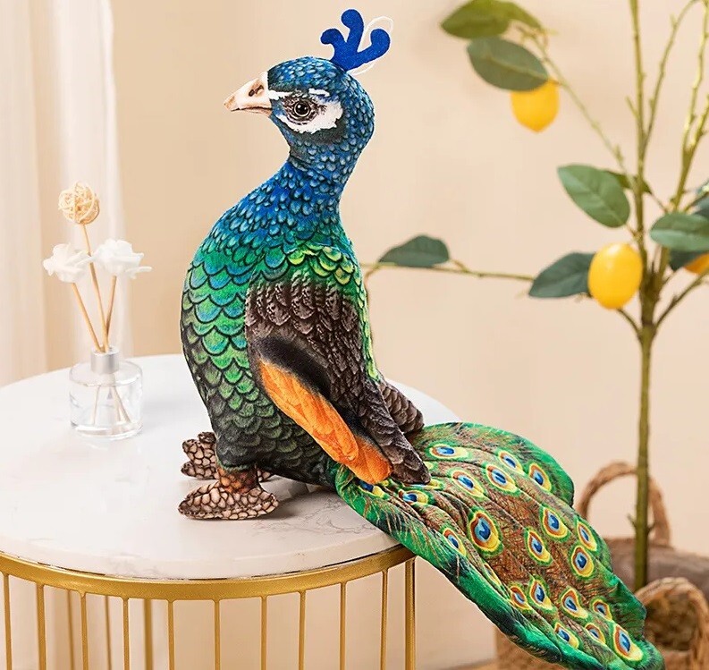 Peacock 11 Inch Stuffed Animal Plush Toys Toddler Doll Kids Gifts