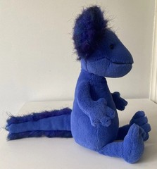 Jellycat London 13” Medium Retired Blue Andie Axolotl Stuffed Plush Animal