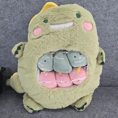 Dinosaur Plush Pillow Removable Dinosaur Stuffed Plushie Anime