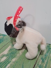 Demdaco Bow Wow Boutique Small Pug Dog Wristlet Purse “Trudy” Plush 6 Inch
