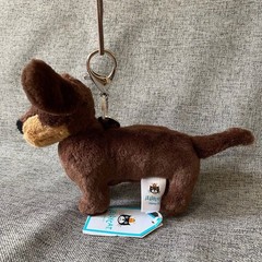 Jellycat Otto Sausage Dog Plush Bag Charm Keychain Cute Dog Collectible NWT