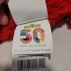 Sesame Street Elmo Plush 50 Years And Counting 2019 Red 12″ Stuffed Animal Toy