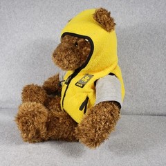 Gund Wish Bear 2000 2001 Limited Edition Yellow Vest Plush Toy Doll