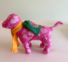 Vintage Limited Edition Victoria’s Secret PINK Phi Beta Plush Dog with Backpack