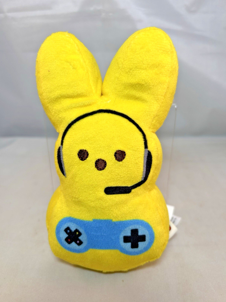 Dan Dee Peeps Marshmallow Scented 6″ Video Gamer Easter Bunny Plush – Pre-Owned