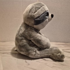HUGIMALS Sam the Sloth Weighted 4.5lb Calming Plush Grey 11″/21″x8″x6″ Used