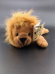 Vintage NWT Floppy Friends Clarence 1997 Plush Lion Beanie