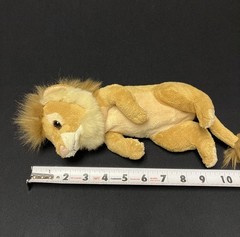 E&J Classic Baby Lion Cub 10″ Plush Tan Brown Bean Bag Stuffed Animal