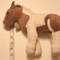 Miyoni Tots By Aurora 13 inch Brown/White Horse Stuffed Animal Plush Toy
